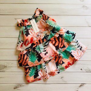 NWT Janie and Jack Palm Paradise Dress 18-24 Months